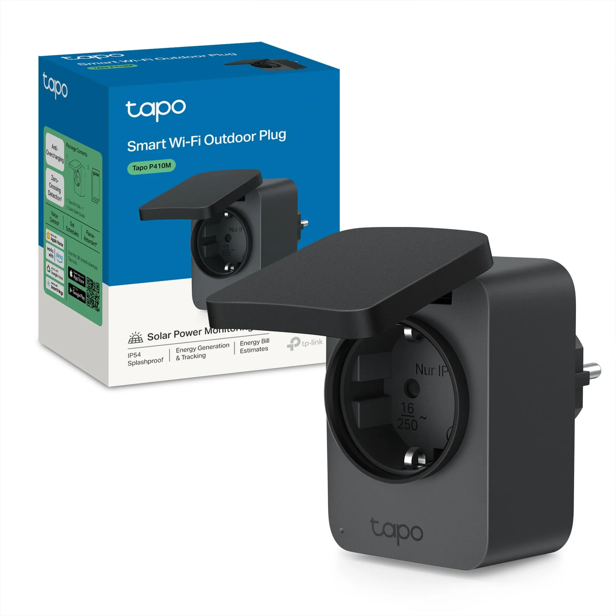 Tapo P410M Presa Smart Esterna WiFi Matter IP54 - immagine 1