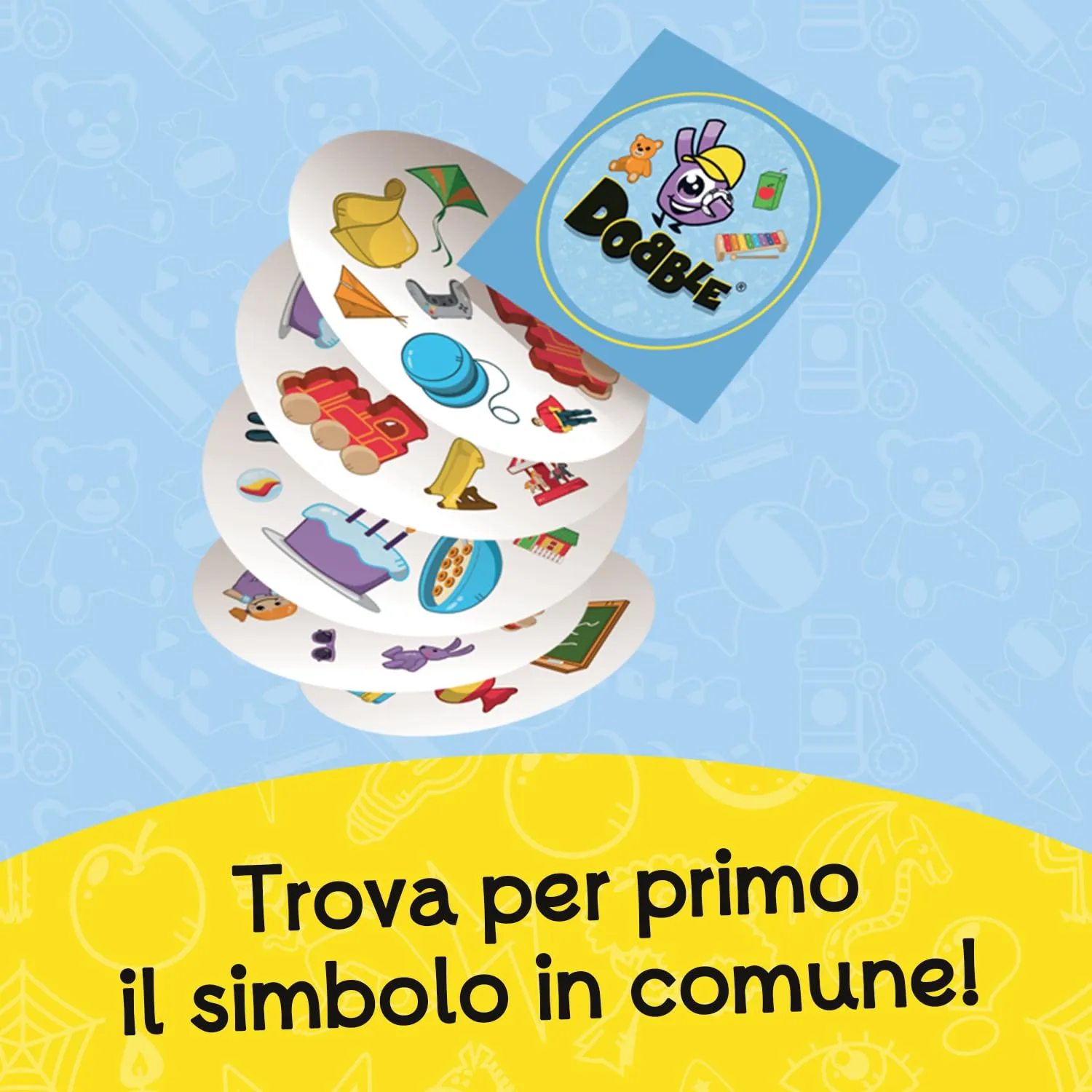 Asmodee Dobble Kids Gioco da Tavolo per Bambini e Famiglie, 2-8 Giocatori, 4+ Anni, Edizione Multilingua - immagine 2