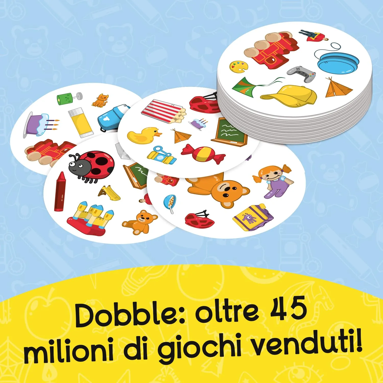 Asmodee Dobble Kids Gioco da Tavolo per Bambini e Famiglie, 2-8 Giocatori, 4+ Anni, Edizione Multilingua - immagine 5