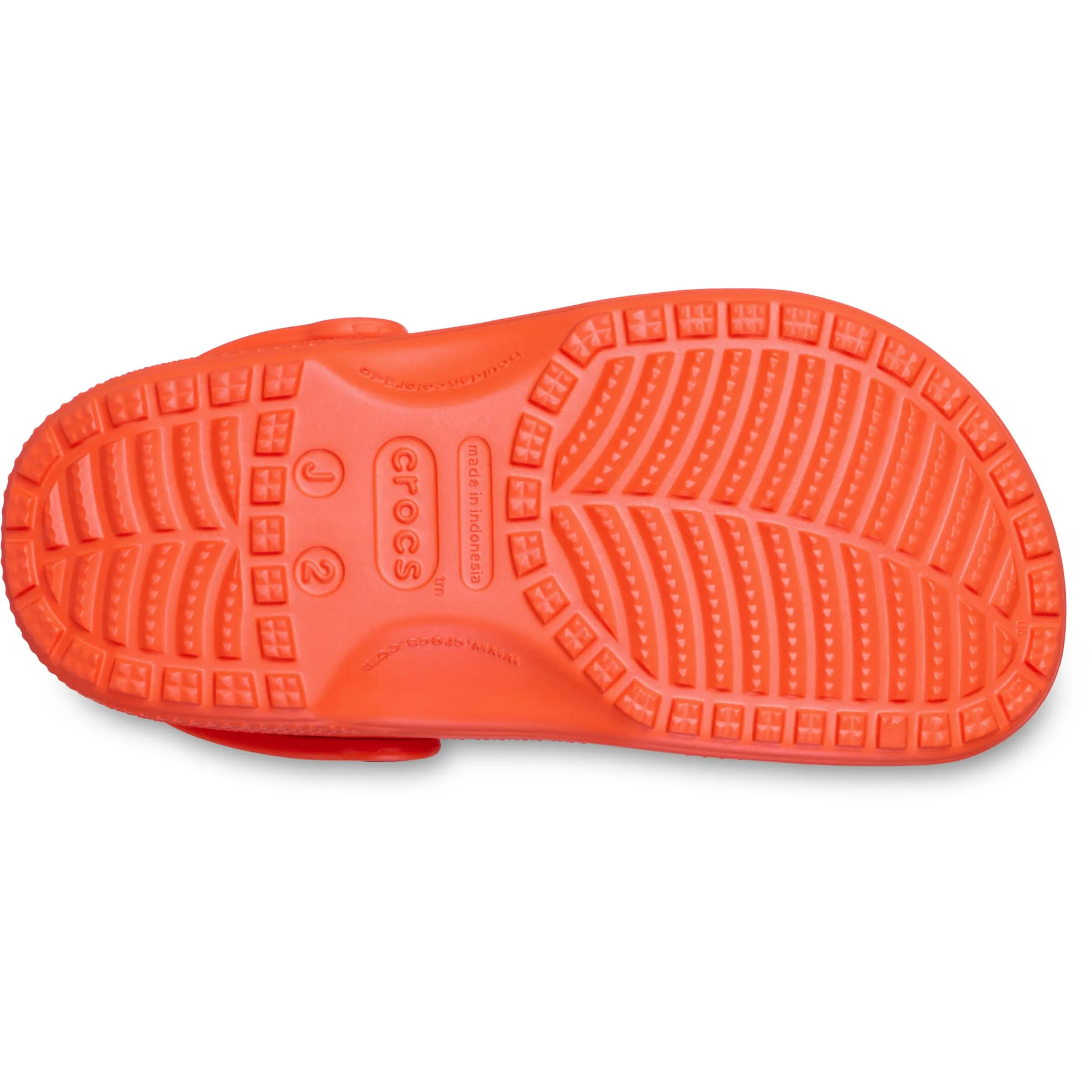 Crocs Unisex Bambini Classic Clog K, Shocking Orange, 29-30 - immagine 3