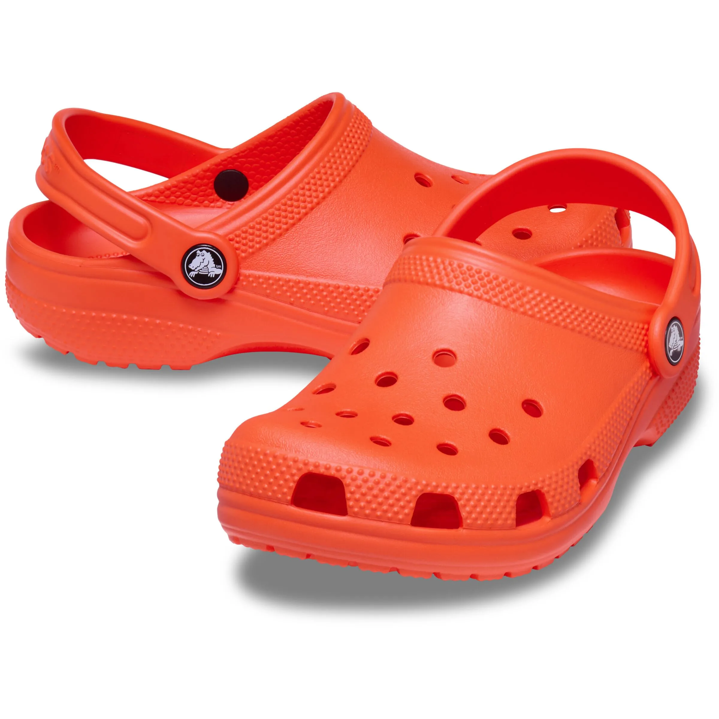 Crocs Unisex Bambini Classic Clog K, Shocking Orange, 30-31 - immagine 6