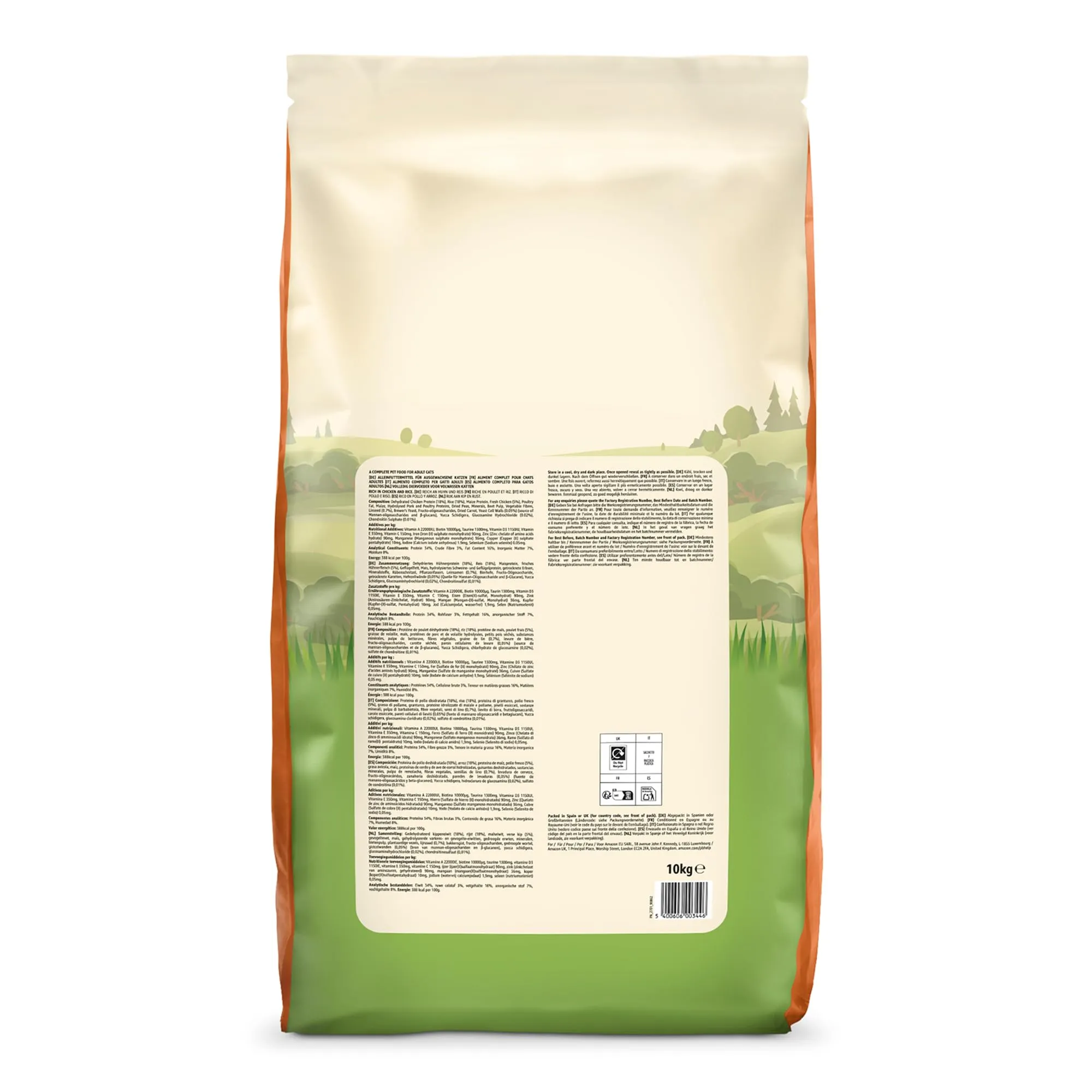 by Amazon Complete Alimento Secco Completo Per Gatti Adulti Pollo E Riso, 10 kg - immagine 8