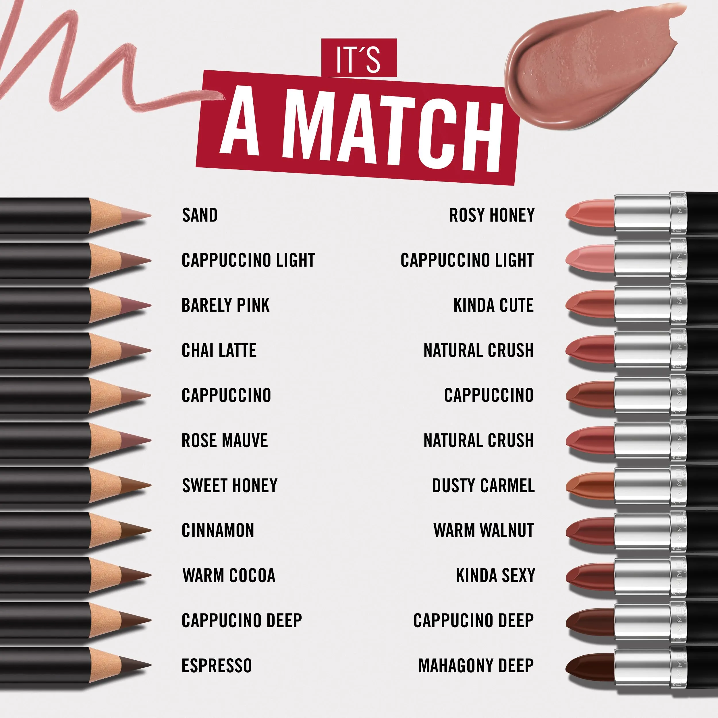 Rimmel London Lasting Finish Lip Liner - 130 Sand, 1.2 g - immagine 8