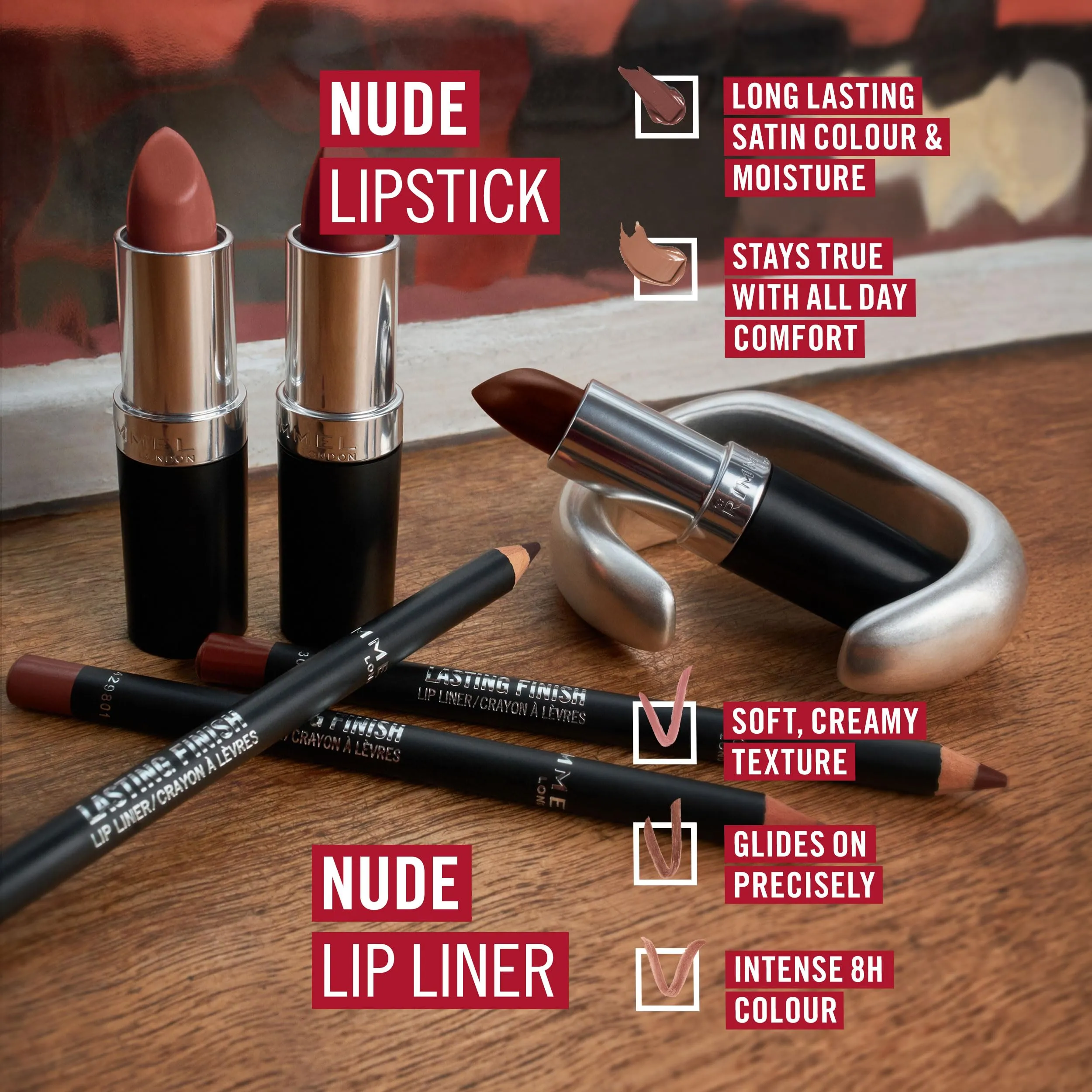 Rimmel London Lasting Finish Lip Liner - 160 Cinnamon, 1.2 g - immagine 10
