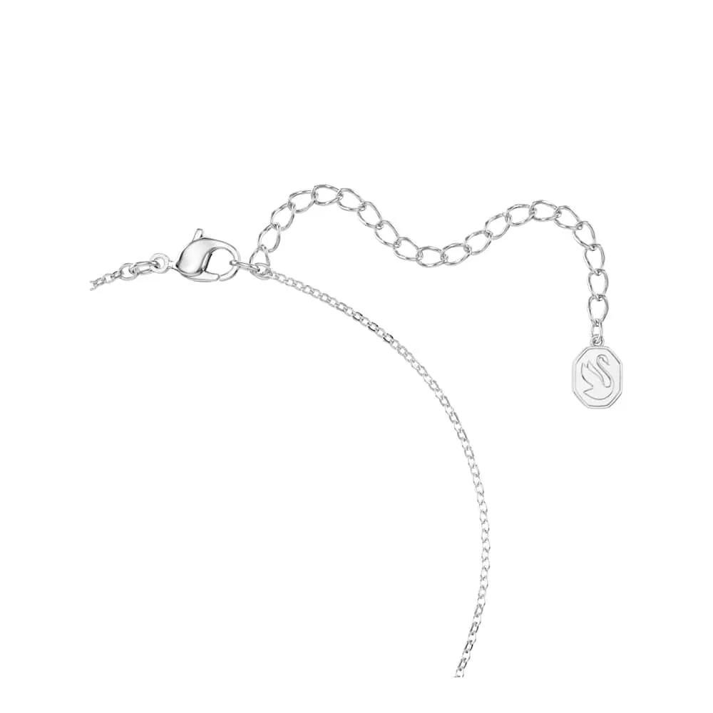 Swarovski Originally Set, Pavé Crystal Pearl, Bianco Placcato Rodio - immagine 3