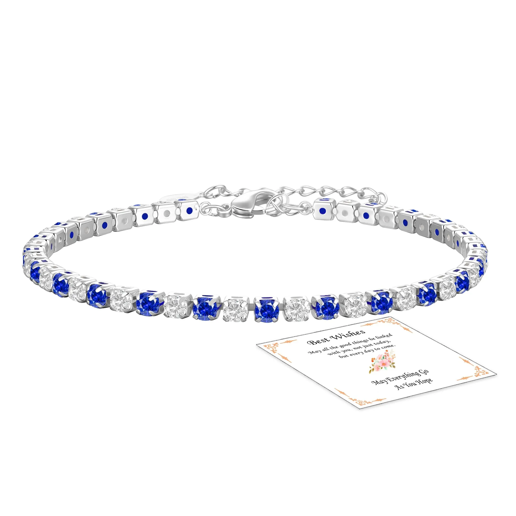 Aretas Bracciale da donna in argento Sterling 925 regolabile, Rame, Senza Gemstone - immagine 1