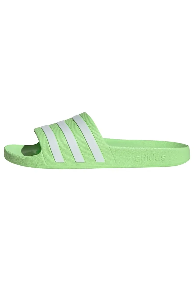 Adidas Adilette Aqua Slides - Green Spark / Cloud White / Green Spark - 13 UK / 48.5 EU - immagine 1