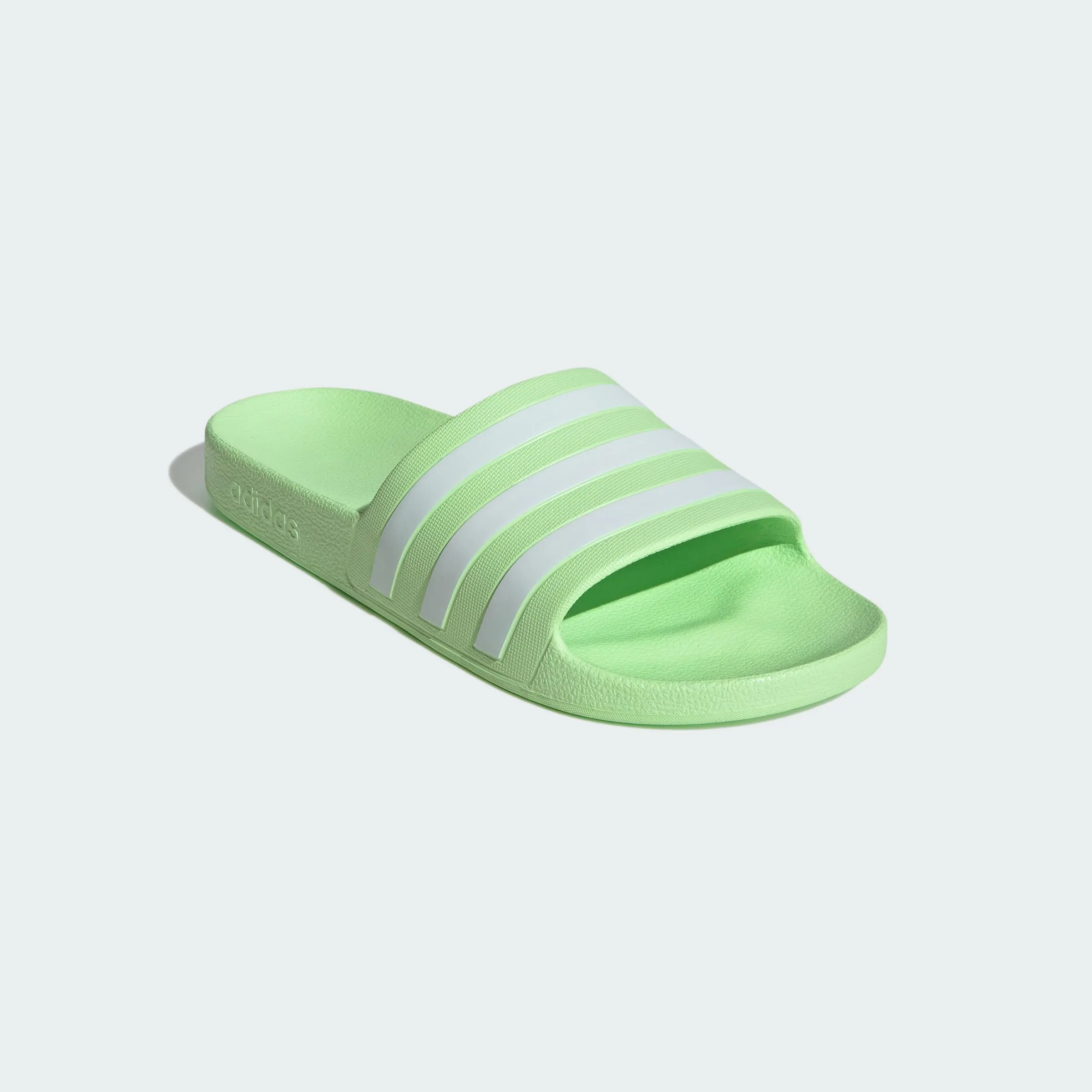 Adidas Adilette Aqua Slides - Green Spark / Cloud White / Green Spark - 13 UK / 48.5 EU - immagine 5