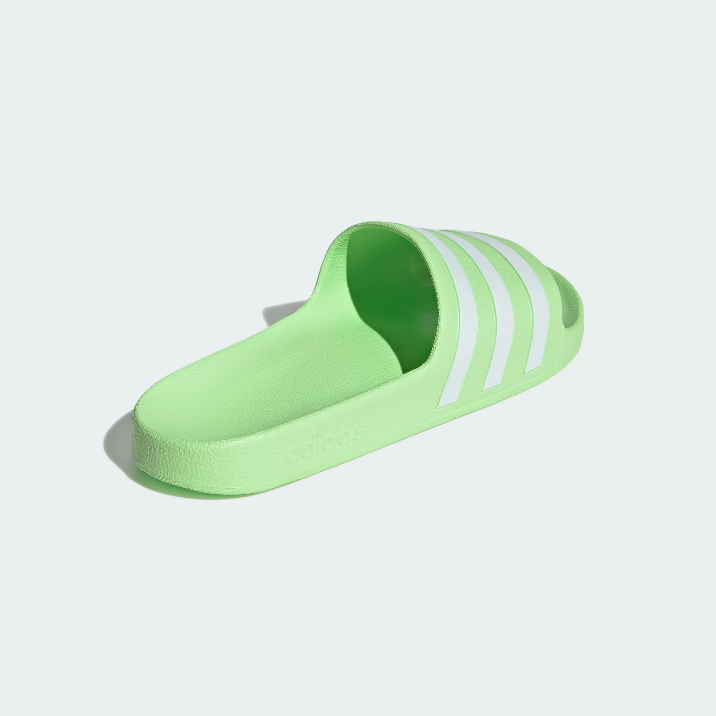 Adidas Adilette Aqua Slides - Green Spark / Cloud White / Green Spark - 13 UK / 48.5 EU - immagine 6