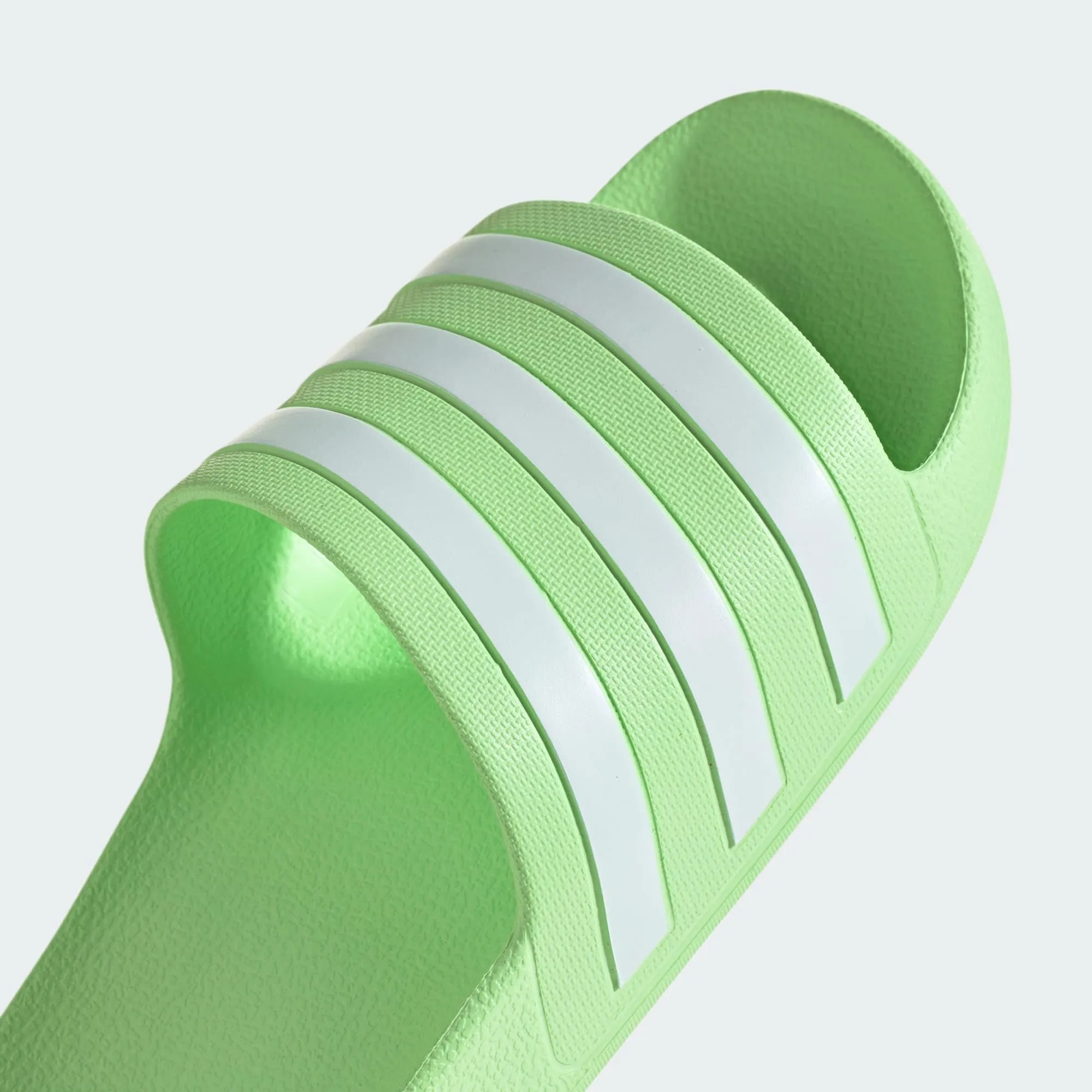 Adidas Adilette Aqua Slides - Green Spark / Cloud White / Green Spark - 13 UK / 48.5 EU - immagine 8