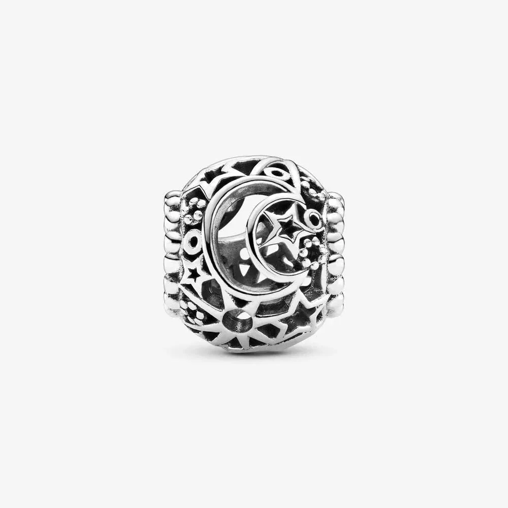Pandora Passions Ciondolo in Argento Sterling con Luna e Stella - immagine 4