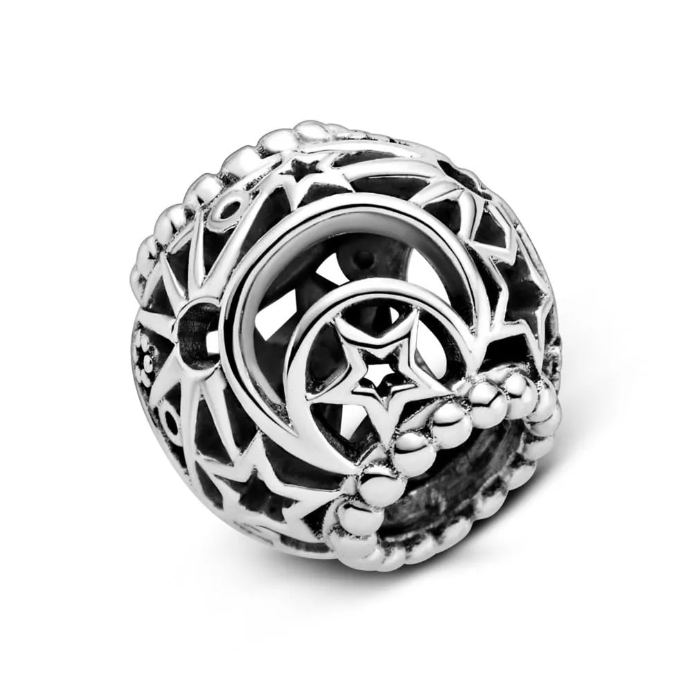 Pandora Passions Ciondolo in Argento Sterling con Luna e Stella - immagine 7