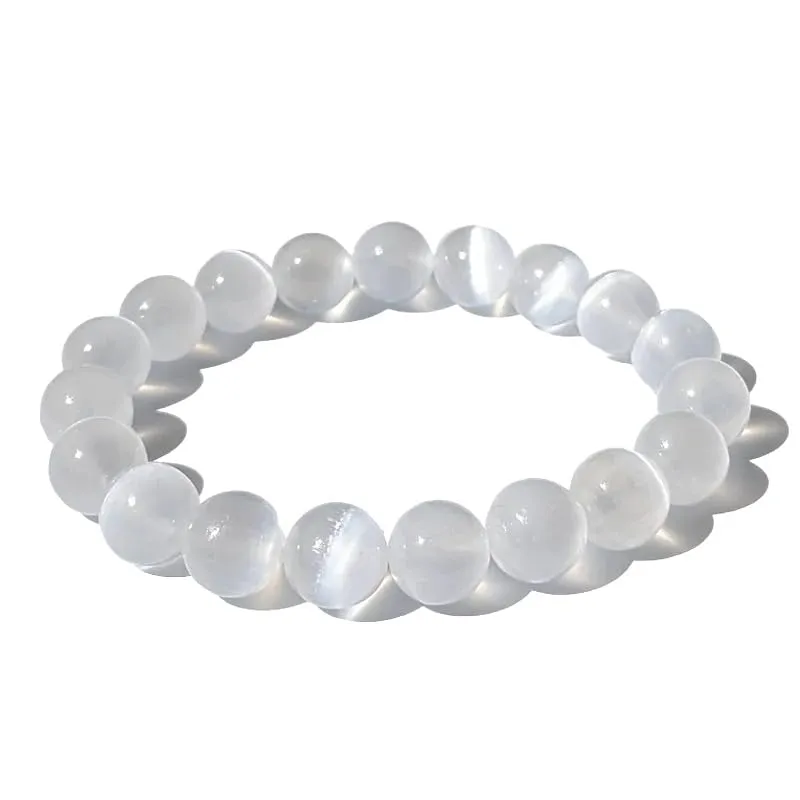 TENET Bracciale in Selenite, 8 mm - immagine 1