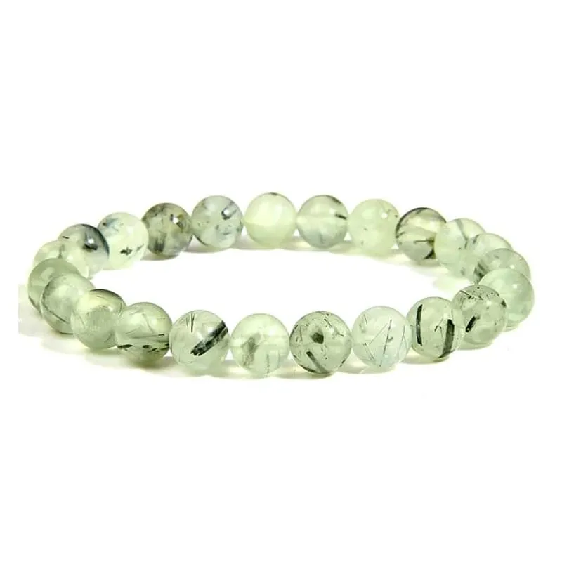 TENET Bracciale a sfere in Prehnite naturale, 8 mm - immagine 1