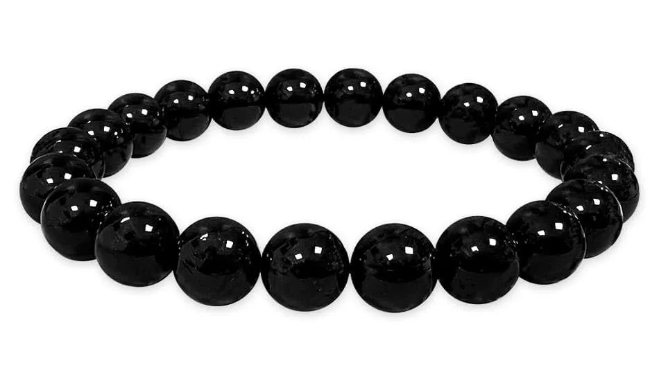 TENET Bracciale in Tormalina Nera, 8 mm - immagine 1