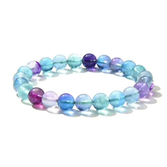 TENET Bracciale a sfere in Fluorite naturale, 8 mm - immagine 1