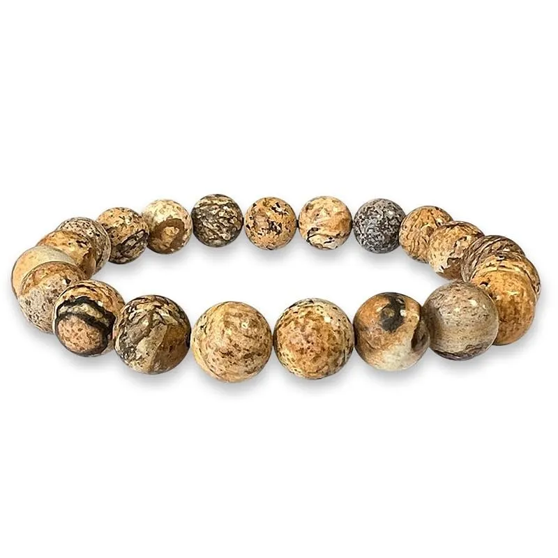 TENET Bracciale in Diaspro del Paesaggio 8 mm - immagine 1