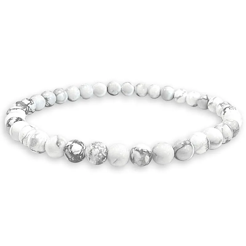 TENET Bracciale in Howlite 6 mm - immagine 1