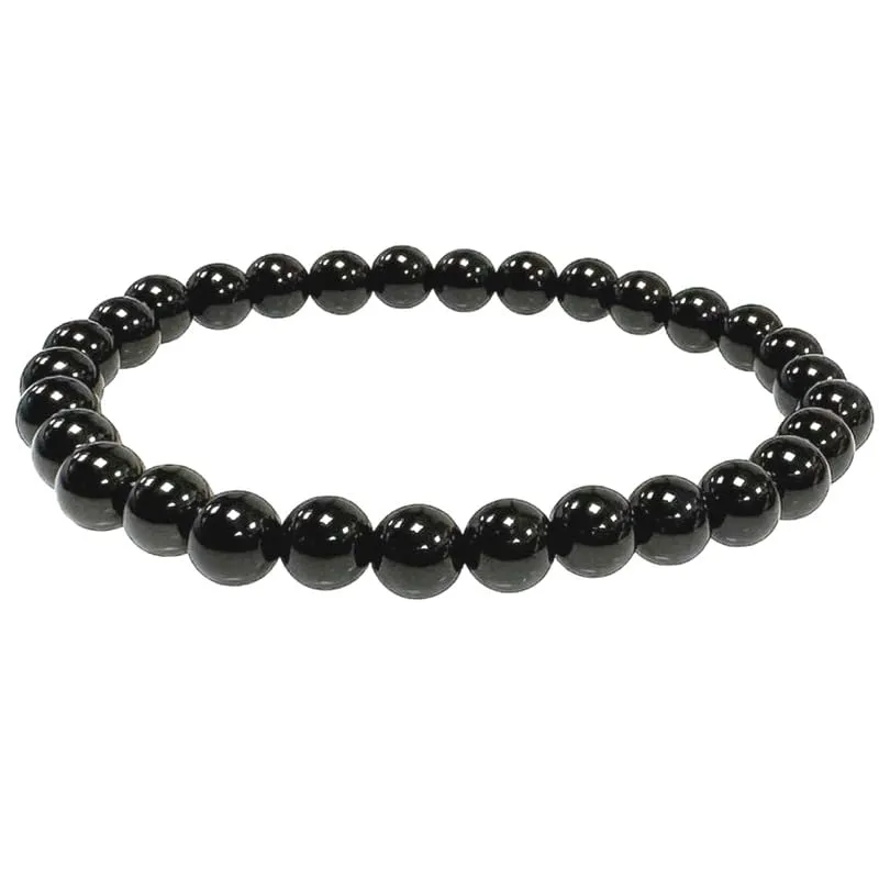 TENET Bracciale a sfere in onice naturale, 6 mm - immagine 1