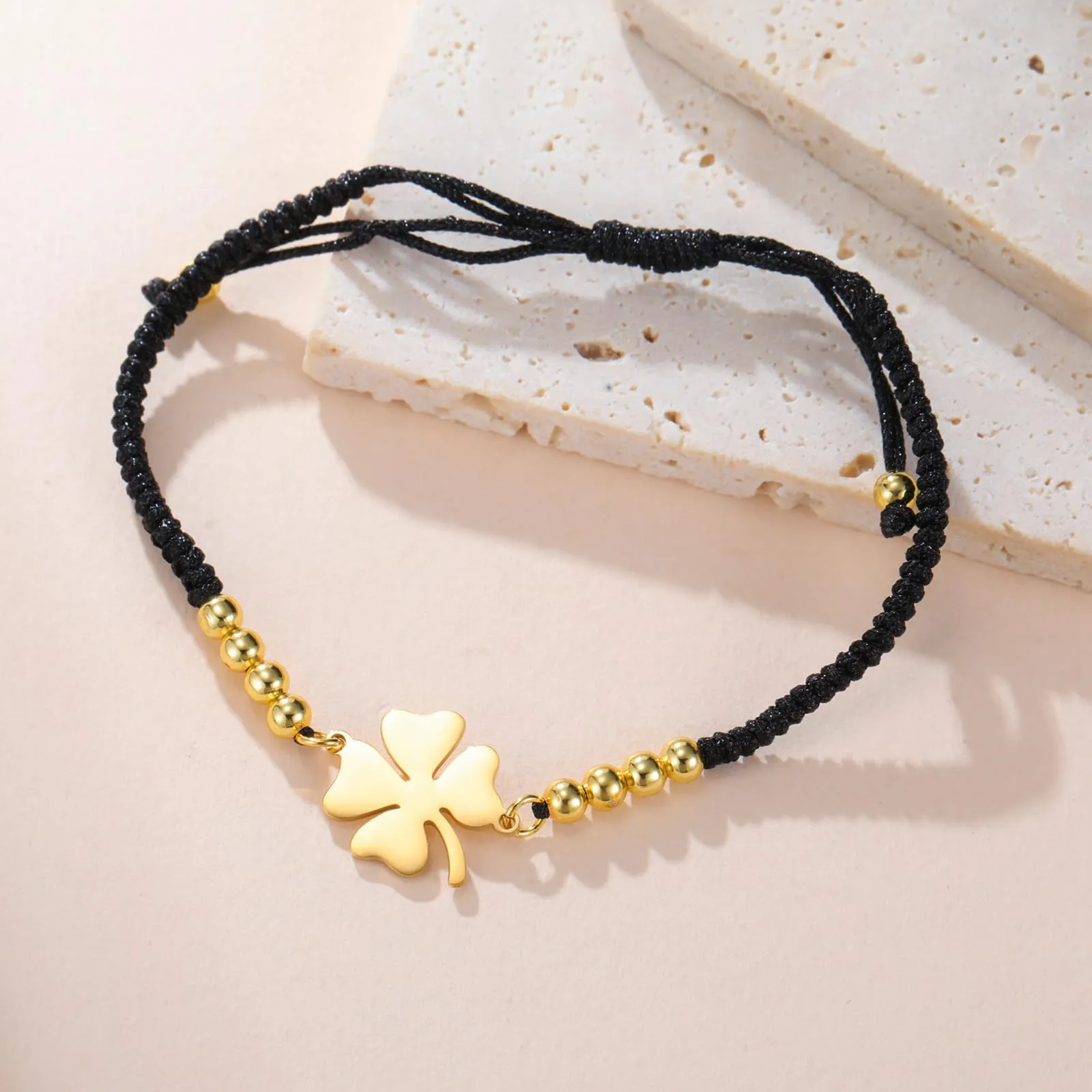 VASSAGO Bracciale da donna con quadrifoglio in acciaio inossidabile - immagine 8