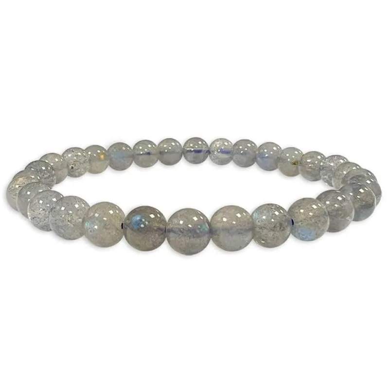 TENET Bracciale in Labradorite naturale, 6 mm - immagine 1