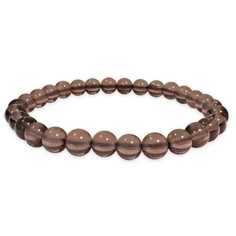 TENET Bracciale a sfere in Quarzo Affumicato, 6 mm - immagine 1