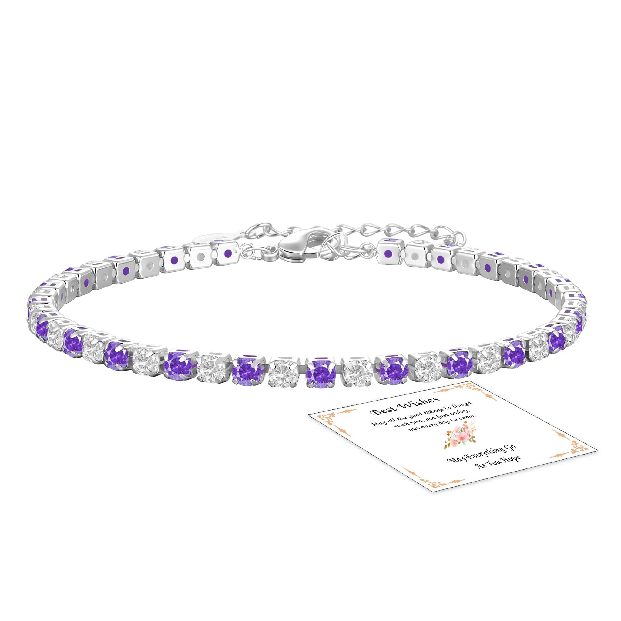 Aretas Bracciale da donna in argento Sterling 925 regolabile, Rame, Senza Gemstone - immagine 1