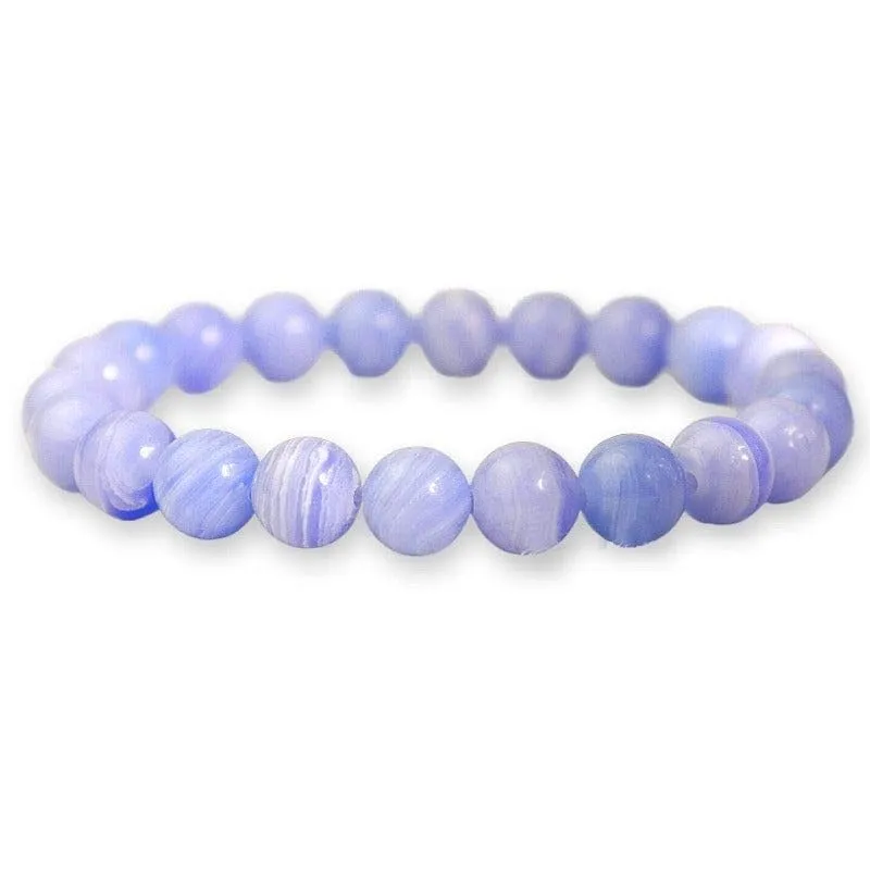 TENET Bracciale a sfere in Calcedonio Extra, 8 mm - immagine 1