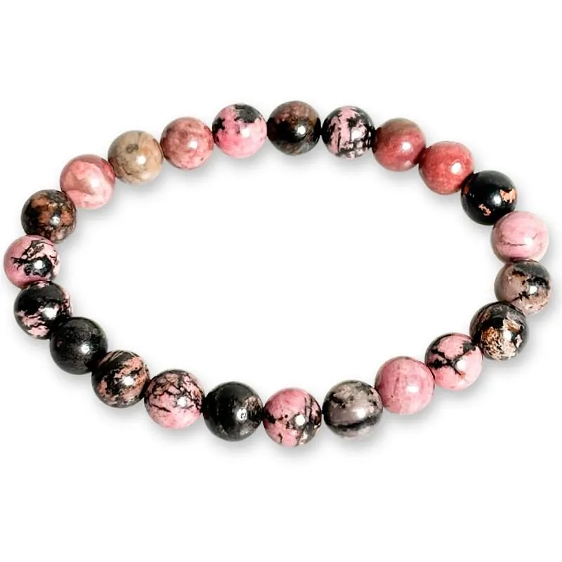 TENET Bracciale in Rodonite, 6 mm - immagine 1