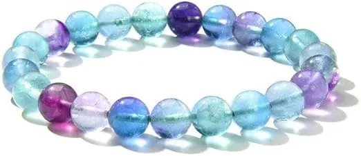 TENET Bracciale a sfere in Fluorite naturale, 6 mm - immagine 1