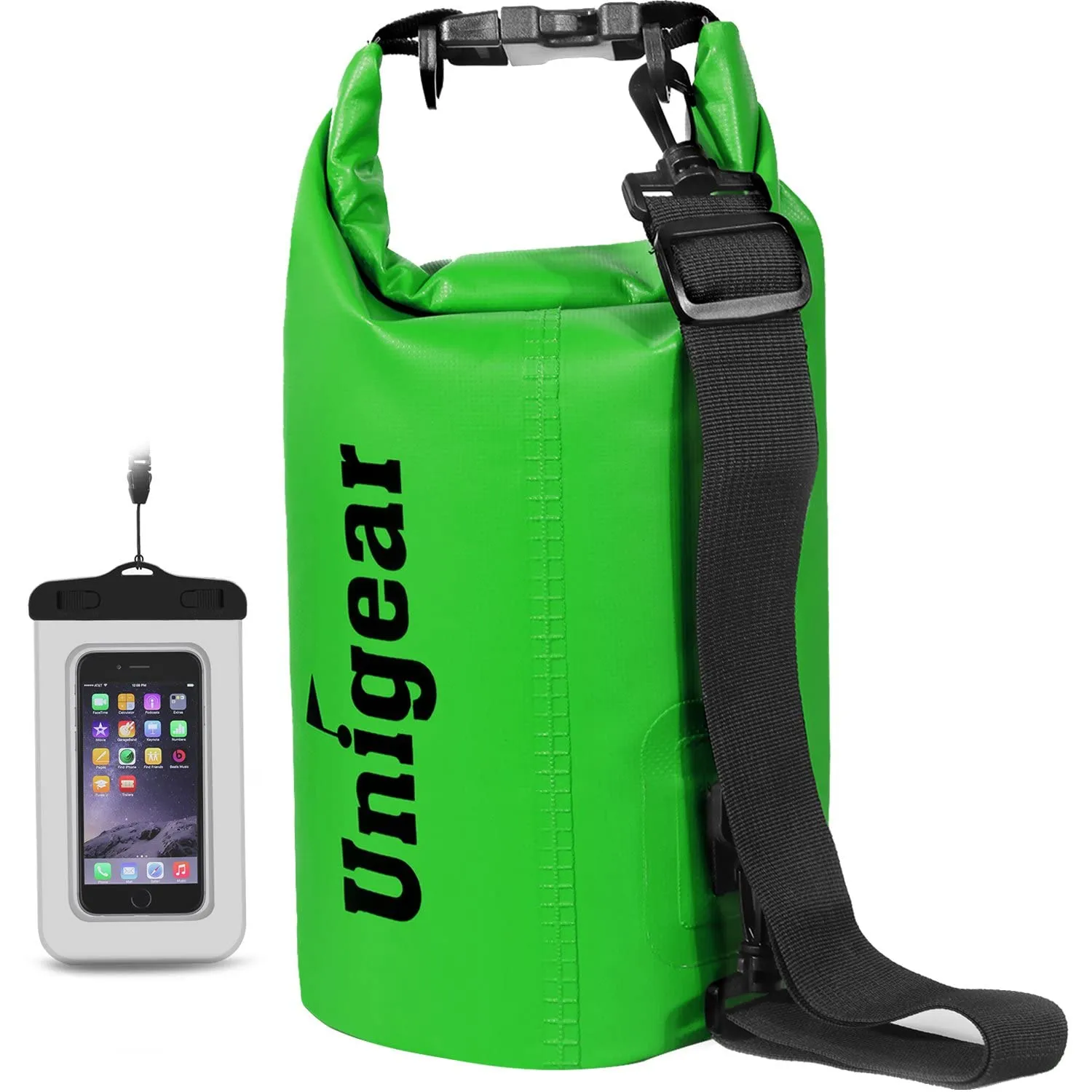 Unigear Borsa Impermeabile Sacca Stagna Dry Bag 30L Verde - immagine 1