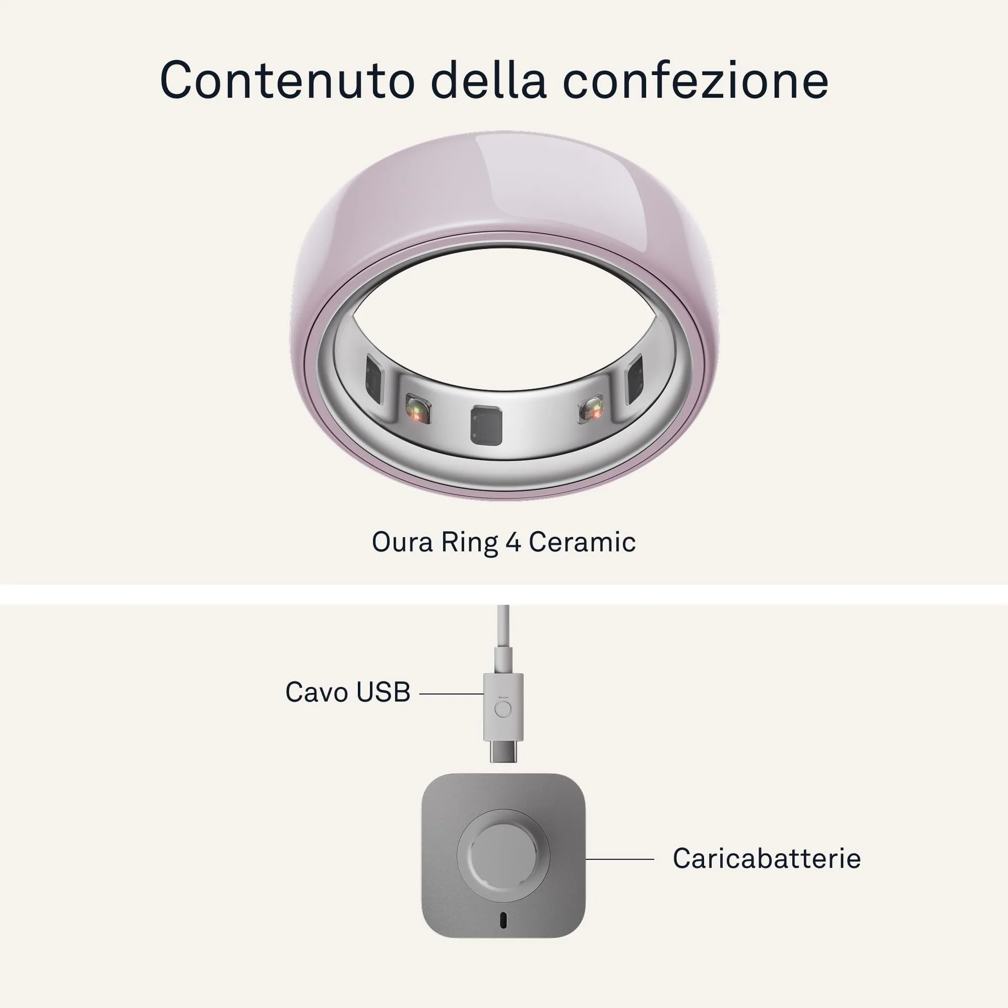 Oura Ring 4 Ceramic Petal - Size 11 - immagine 8
