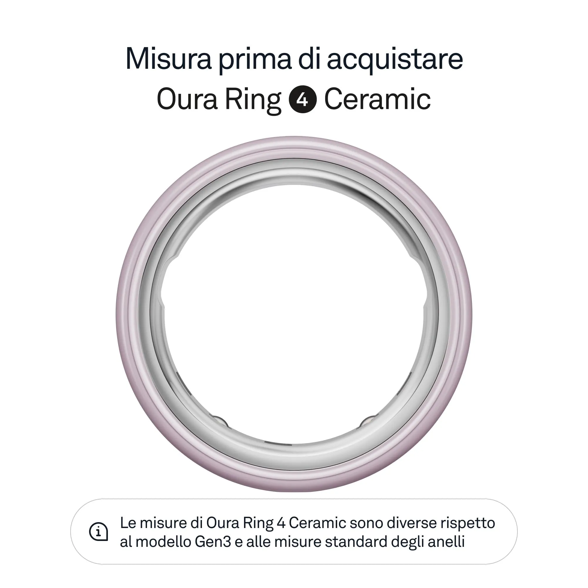 Oura Ring 4 Ceramic Petal - Size 14 - immagine 2