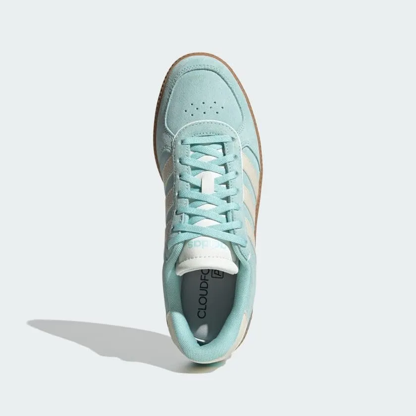 adidas Grand Court Sleek Women's Sneakers, 38 EU, Semi Flash Aqua Wonder White Core Wh - immagine 2