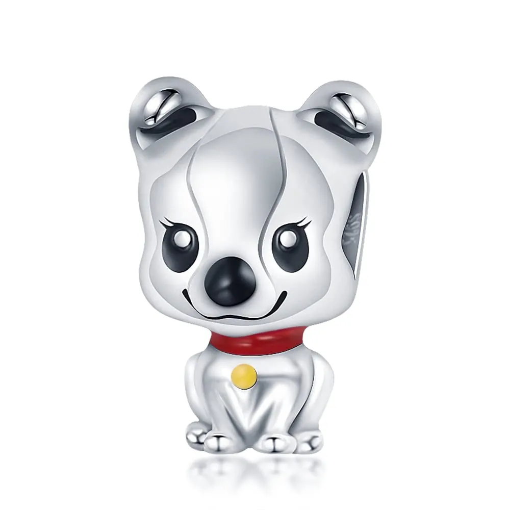 Pandach Bead Charm Ciondolo Argento Sterling 925 con Cubic Zirconia per Braccialetti e Collane Europee - immagine 1