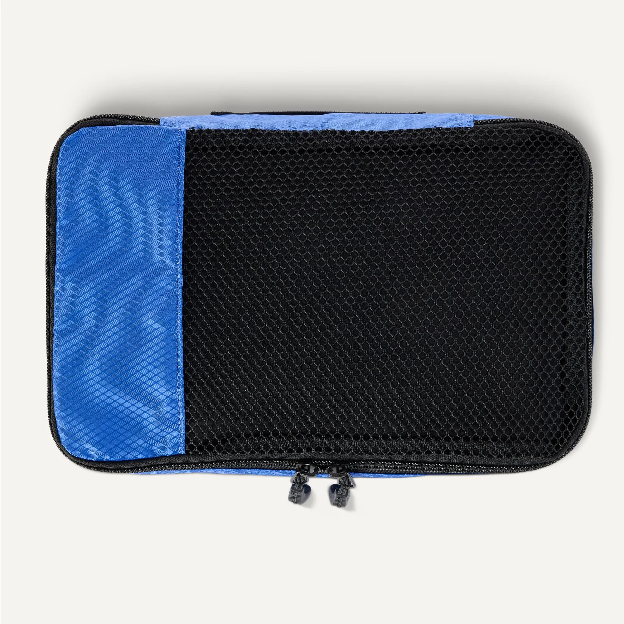 Amazon Essentials Set di 4 Packing Cube, Organizer per Bagagli S/M/L/Slim, Blu - immagine 5