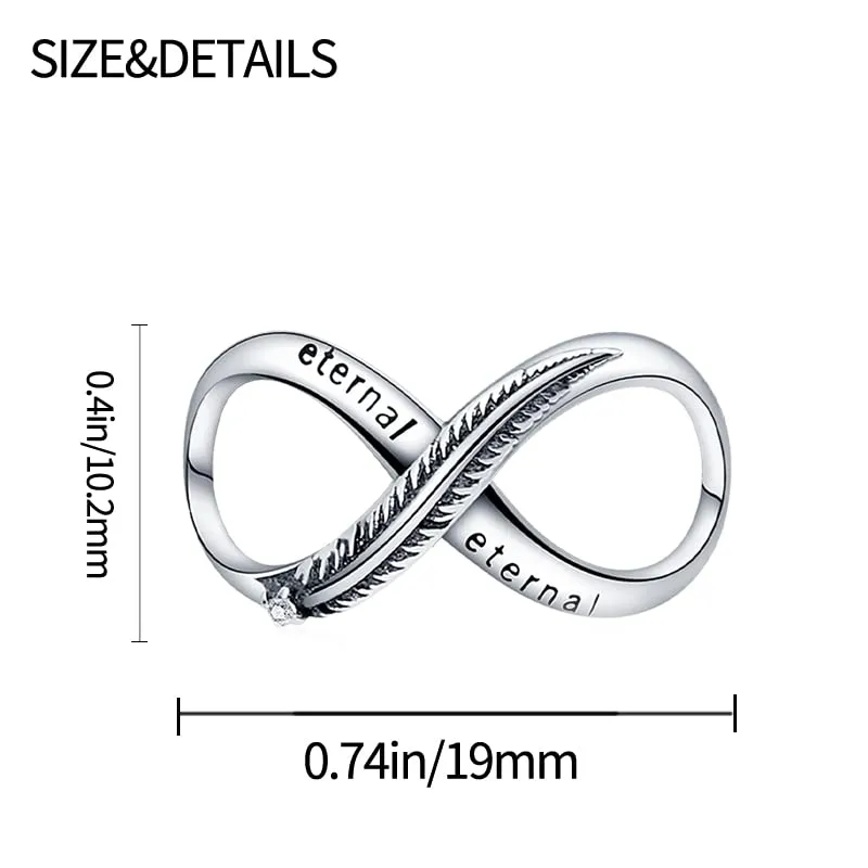 Pandach Bead Charm in Argento Sterling 925 con Cubic Zirconia per Braccialetti e Collane Europee - immagine 5