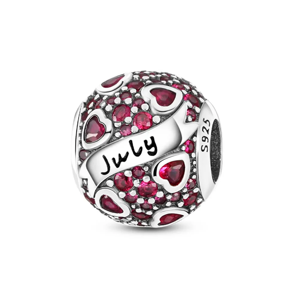 Pandach Bead Charm in Argento Sterling 925 con Cubic Zirconia per Braccialetti e Collane Europee - immagine 1