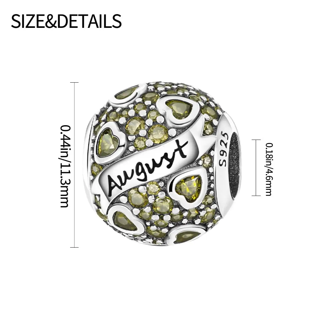 Pandach Ciondolo in Argento Sterling 925 con Cubic Zirconia per Braccialetti e Collane Europei - immagine 5