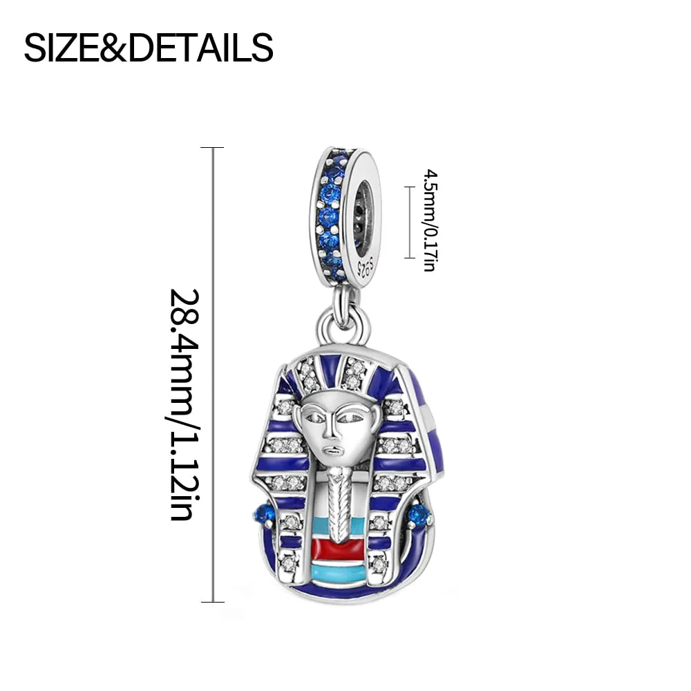 Pandach Bead Charm in Argento Sterling 925 con Cubic Zirconia per Braccialetti e Collane europei - immagine 5