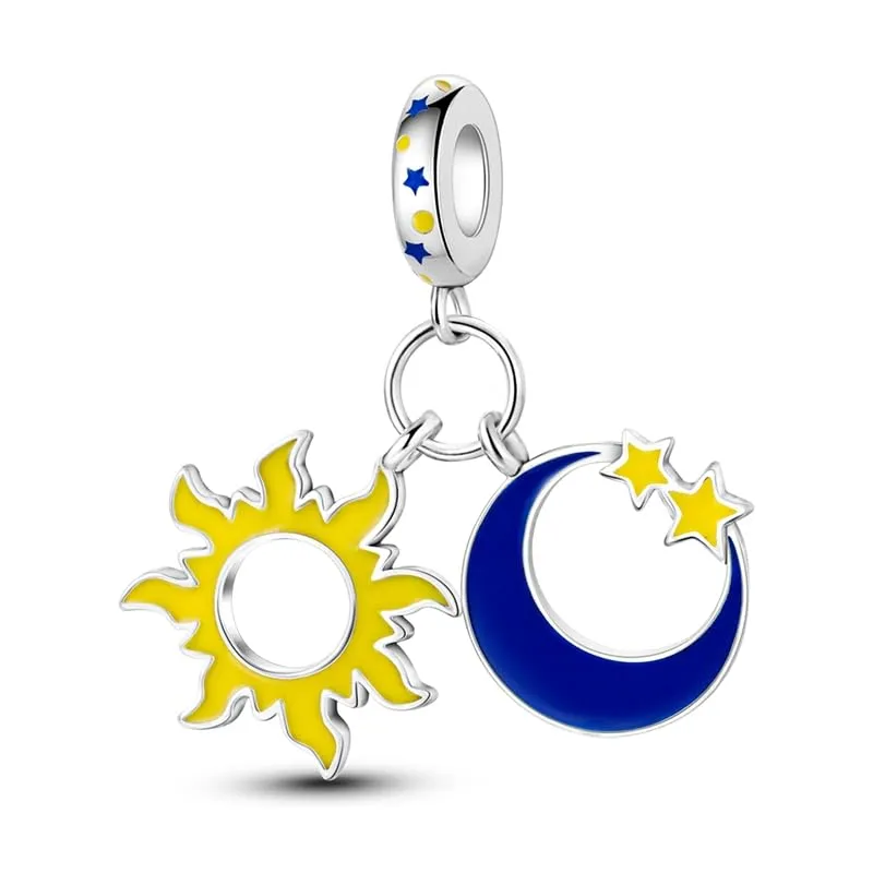Pandach Bead Charm in Argento Sterling 925 con Cubic Zirconia per Braccialetti e Collane European Style - immagine 2
