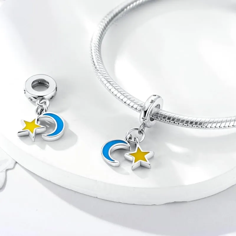 Pandach Bead Charm in Argento Sterling 925 con Cubic Zirconia per Braccialetti e Collane Europee - immagine 3