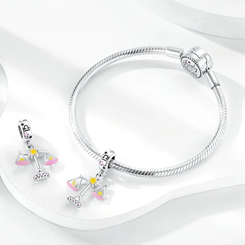 Pandach Bead Charm in Argento Sterling 925 con Cubic Zirconia per Braccialetti e Collane Europei - immagine 3