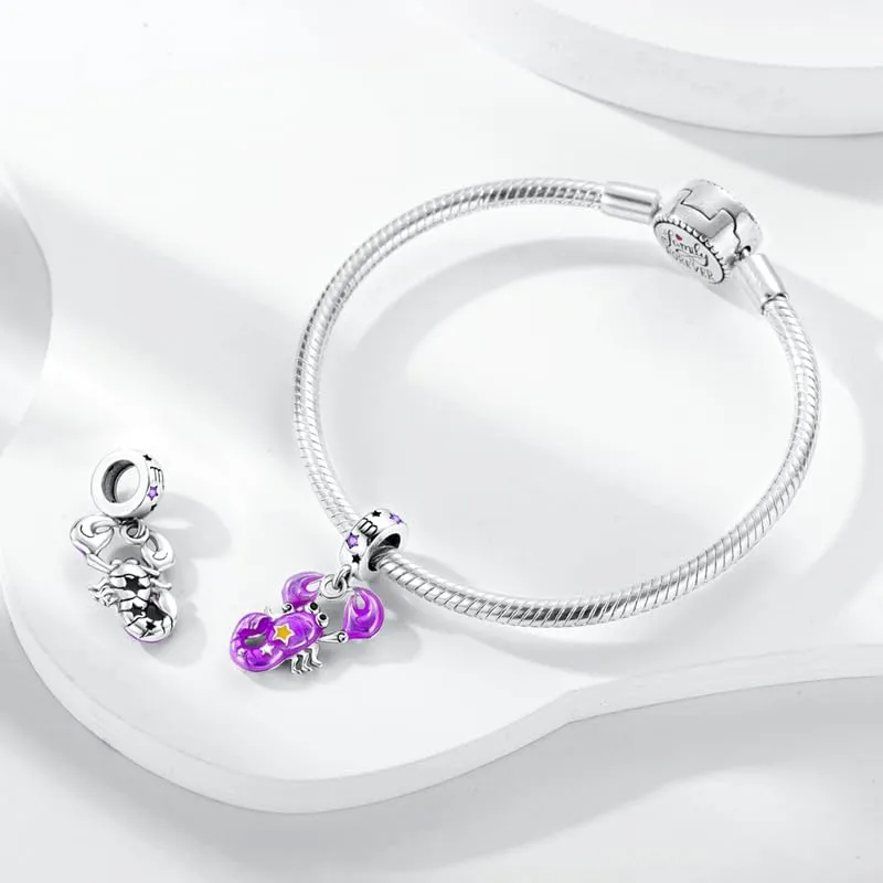 Pandach Bead Charm in Argento Sterling 925 con Cubic Zirconia per Braccialetti e Collane Europei - immagine 3