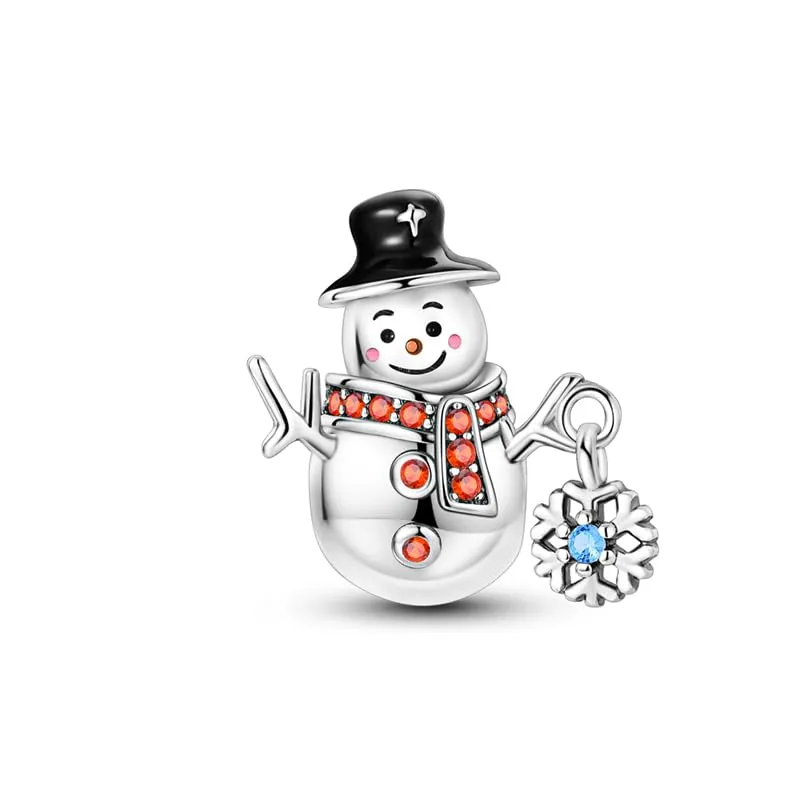 Pandach Bead Charm in Argento Sterling 925 con Cubic Zirconia per Braccialetti e Collane Europei - immagine 1
