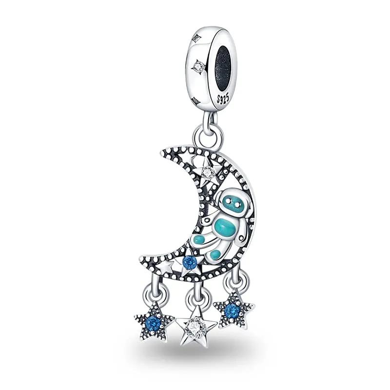 Pandach Ciondolo in Argento Sterling 925 con Cubic Zirconia per Braccialetti e Collane Europei - immagine 1