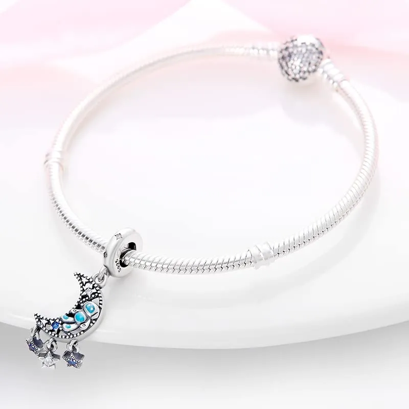 Pandach Ciondolo in Argento Sterling 925 con Cubic Zirconia per Braccialetti e Collane Europei - immagine 3