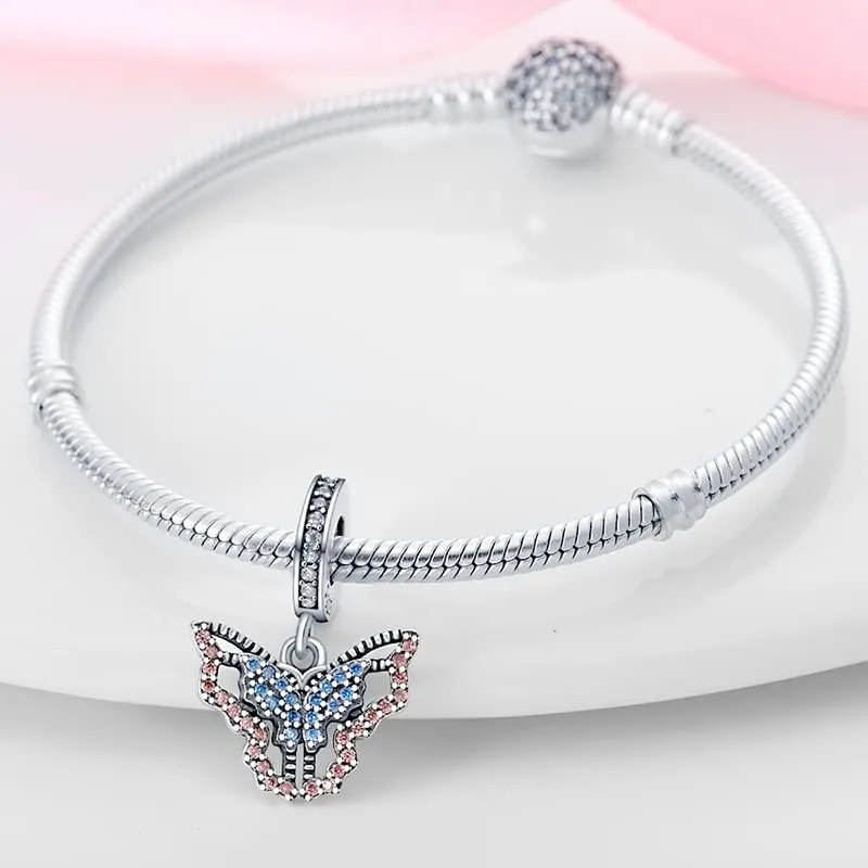 Pandach Ciondolo in Argento Sterling 925 con Cubic Zirconia per Braccialetti e Collane Europee - immagine 3