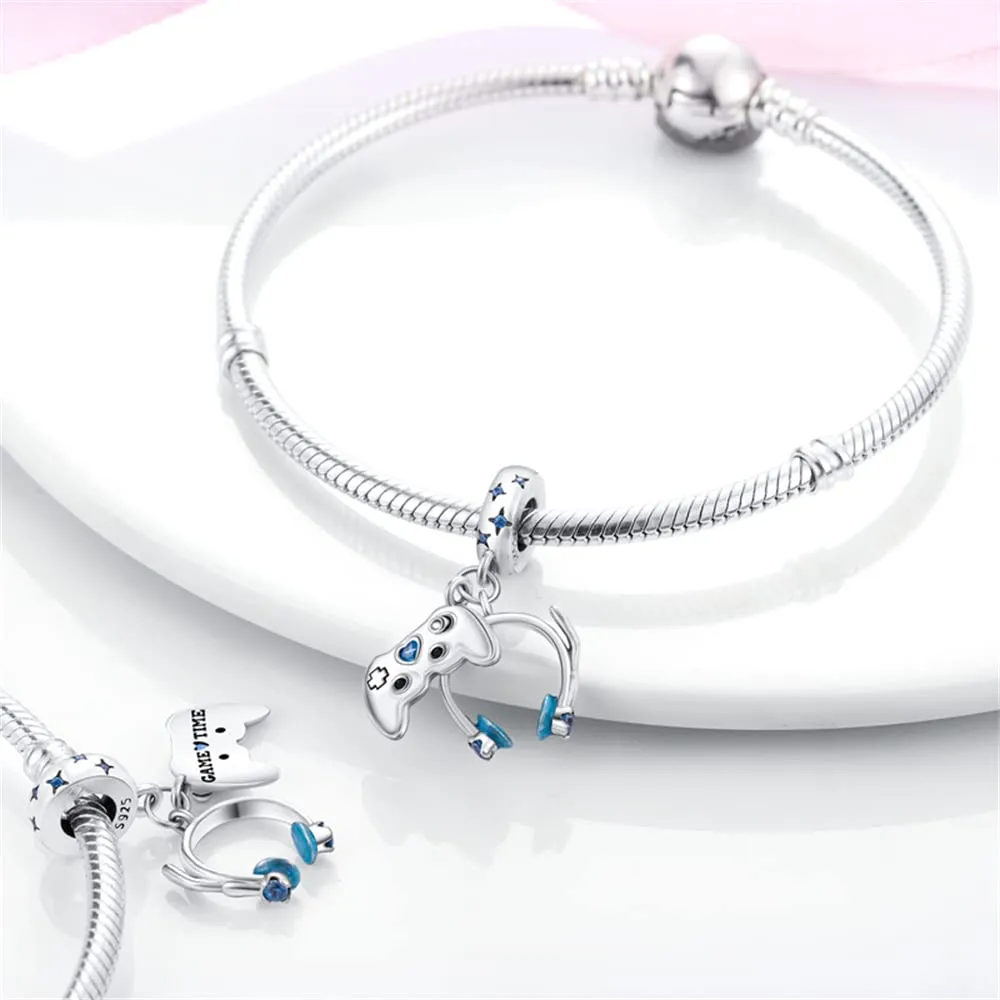 Pandach Bead Charm in Argento Sterling 925 con Cubic Zirconia per Braccialetti e Collane Europei - immagine 3