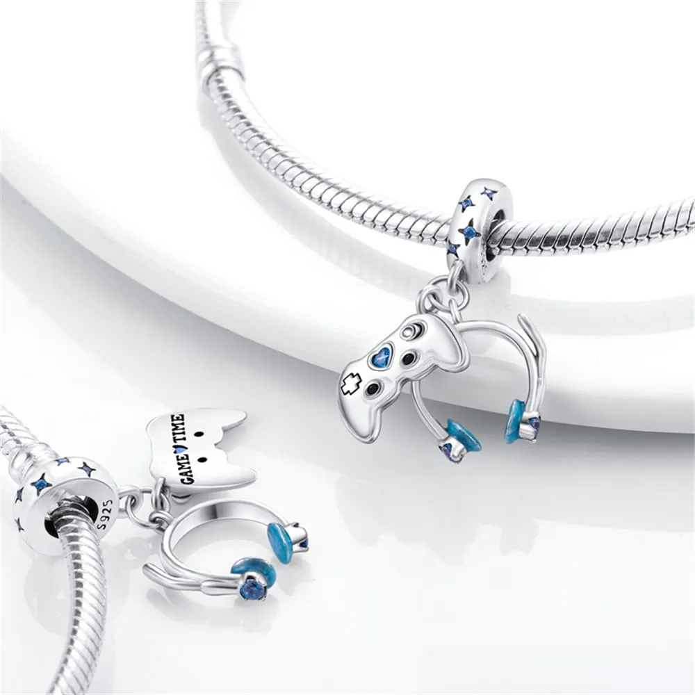 Pandach Bead Charm in Argento Sterling 925 con Cubic Zirconia per Braccialetti e Collane Europei - immagine 4